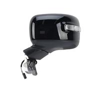 Passenger Left Side Door Wing Mirror For Jeep For Renegade BU 2015 2016-2022 Glossy Black Turn Signal Light Rearview Mirror Assembly(1pc left)