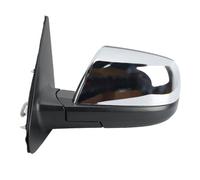 Passenger Left Side Door Wing Mirror For Toyota For Sequoia For Tundra 2007-2013 Chrome Heated Car 7 Pins Rearview Mirror Assembly(left)