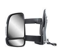 Passenger Left Side Door Wing Mirror N/S Electric and Heated Manual Folding Medium Arm for Fiat Ducato Peugeot Boxer Citroen Relay 2006 to 2023 Vauxhall Movano 2019-2023