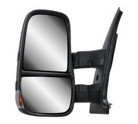 Passenger Left Side Door Wing Mirror N/S Electric and Heated with Temperature Sensor Manual Folding Short Arm for IVECO Daily 2006 to 2013