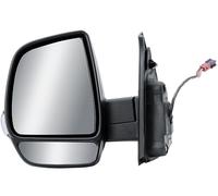 Passenger Left Side N/S Door Wing Mirror Electric and Heated Twin Glass with Turn Signal Light for Fiat Doblo 2010-2023 Vauxhall Combo 2010-2015