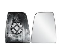 Passenger Left Side N/S Door Wing Mirror Replacement Main Big Upper Glass Heated with Back Plate for Ford Transit Mk8 2014-2026