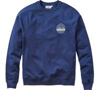 Passenger Men's Odyssey Organic Cotton Sweatshirt (UK, Alpha, XL, Regular, Regular, Rich Navy)