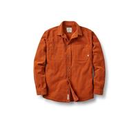 Passenger Men's Backcountry Cord Shirt (UK, Alpha, M, Regular, Regular, Sunset Orange)