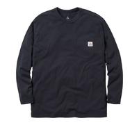 Passenger Mens Heritage Recycled Long Sleeve T-Shirt Black XL