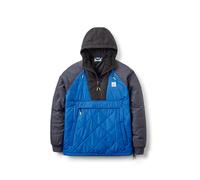 Passenger Men's Oceanic Recycled Insulated 1/2 Zip Jacket (UK, Alpha, XL, Regular, Regular, Azure Blue/Charcoal)