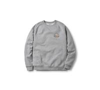 Passenger Men's Odyssey Organic Cotton Sweatshirt (UK, Alpha, S, Regular, Regular, Mid Grey Marl)