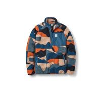 Passenger Men's Offroad Recycled Sherpa Half Zip Fleece (UK, Alpha, M, Regular, Regular, Vista Patchwork Dark Denim)