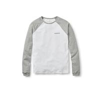 Passenger Men's Roamer Recycled Cotton Long Sleeve T-Shirt (White, XXL)