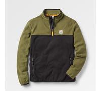 Passenger Men's Recycled Quarter Zip Polar Fleece - Set Off | Adults, Mens (UK, Alpha, M, Regular, Regular, Khaki)