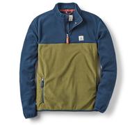 Passenger Men's Set Off Recycled Quarter Zip Fleece (UK, Alpha, M, Regular, Regular, Rich Navy/Khaki)