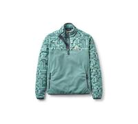 Passenger Men's Set Off Recycled Quarter Zip Fleece (UK, Alpha, L, Regular, Regular, Elemental Geo Arctic)