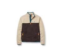 Passenger Men's Set Off Recycled Quarter Zip Fleece (UK, Alpha, S, Regular, Regular, Oatmeal/Espresso)