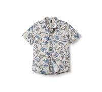 Passenger Men's Traveller Short Sleeve Stretch Shirt (UK, Alpha, XXL, Regular, Regular, Abstract Strata Green)