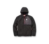 Passenger Men's Ventura Half Zip Recycled Sherpa Fleece (UK, Alpha, M, Regular, Regular, Black)