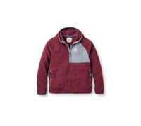 Passenger Men's Ventura Half Zip Recycled Sherpa Fleece (UK, Alpha, S, Regular, Regular, Fig)