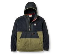 Passenger Mens Woodland 2.0 Hooded 1/2 Zip Fleece Khaki M