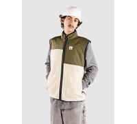 Passenger Offgrid Recycled Sherpa Fleece Vest khaki S