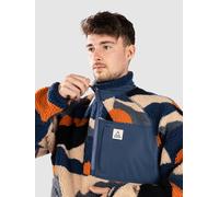 Passenger Offroad Recycled 1/2 Zip Half-Zip Fleece Swe vista patchwork dark deni S