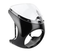 Passenger Pillion Cowl Cowl Fairing 7in Headlight Fairing Wind Deflector Windshield Universal For Motorcycle Motorbike Accessories Deflectors