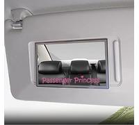 Passenger Princess Car Mirror Decor Sun Visor Mirror Decal Sticker for car Girl Pink 2-Pack
