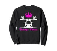 Passenger Princess Funny Biker Chick Motorcycle Sweatshirt