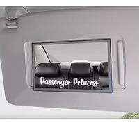 Passenger Princess Mirror Sticker, Decorative Vinyl Decal for Car Interior/Exterior