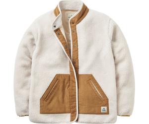 Passenger - Pull en sherpa boutonné - Clover Recycled Sherpa Fleece W Vintage White for Women in Wool - Size XS - Beige Beige XS