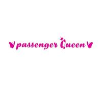 Passenger Queen Car Sticker - Funny Waterproof Decals, high-Performance, Versatile Functional Colorful Rearview, Mirror Adhesive Auto Stickers Covering | Multipurpose Outdoor Indoor Utility