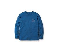 Passenger Recycled Cotton Long Sleeve T-Shirt - Escapism | Adults, Men's, Classic Fit (UK, Alpha, S, Regular, Regular, Dark Denim)