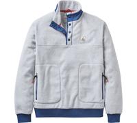 Passenger - Recycled Fleeces with Button Collar - Take It Easy Polar Fleece Grey Marl for Men - Size M Grey M