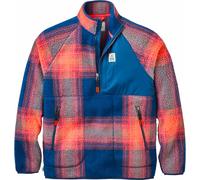 Passenger - Reversible brushed sherpa fleece - Home Sherpa Fleece W Rich Navy Red Ochre Check for Women in Recycled Polyester - Size M Navy M