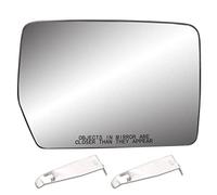 Passenger Right Side Heated Mirror Glass Compatible with 2004-2014 Ford F150 - Side Rearview Convex Mirror w/backing Holder - Replace 4L3Z-17K707-DA