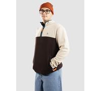 Passenger Set Off Recycled Polar 1/4 Zip Half-Zip Flee espresso S