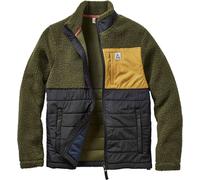 Passenger - Sherpa Hood Sweatshirt - Born Explorer Recycled Polar-Lined Sherpa Fleece Khaki for Men in Wool - Size XL Khaki XL