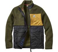 Passenger - Sherpa Hood Sweatshirt - Born Explorer Recycled Polar-Lined Sherpa Fleece Khaki for Men in Wool - Size L Khaki L