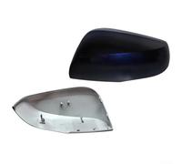 Passenger Side Rearview Mirror Cover Cap for 2020-2023, Black Plastic Exterior Car Mirror Housing Replacement for Driver and Passenger Side, Pack(White-L)