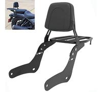 Passenger Sissy Bar with Luggage Rack Backrest Fit for Honda Rebel 1100 CMX1100 2021 2022 2023, Black