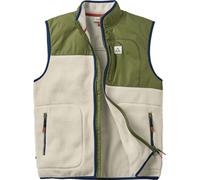 Passenger - Sleeveless sherpa cardigan - Offgrid Recycled Sherpa Fleece Vest Oatmeal Khaki for Men - Size L Khaki