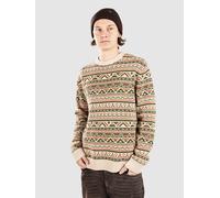 Passenger Stoked Knitted Jumper Pullover oatmeal multi S