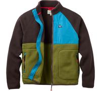 Passenger - Warm sherpa fleece - Offgrid Full Zip Sherpa Fleece Espresso Khaki for Men in Recycled Polyester - Size S - Brown Brown S