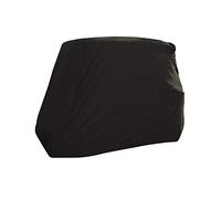Passenger Waterproof Golf Cart Cover, Black Oxford Cloth Outdoor Protection | 210d Fabric, Elastic Hem for Snug Fitting, Shields Club Cars from Dirt, UV Fading, Rain and Winter Storage