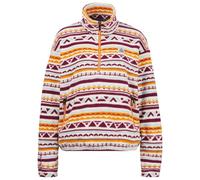 Passenger Women's Ayla Recycled Micro Polartec Fleece (UK, Alpha, S, Regular, Regular, Geo Tracks Birch)