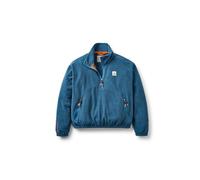 Passenger Women's Ayla Recycled Micro Polartec Fleece (UK, Alpha, L, Regular, Regular, Dark Denim)