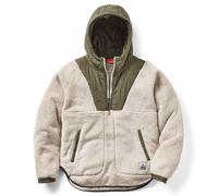 Passenger Womens Beaumont Recycled Sherpa Hoodie White XL