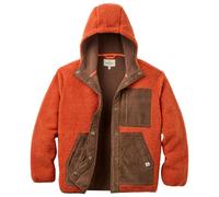 Passenger - Women's Clover Recycld Sherpa Fleece Hooded Jacket - Fleece jacket size S, red/brown