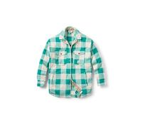 Passenger Women's East Recycled Polar Fleece Shirt (UK, Alpha, XL, Regular, Regular, Greenlake Buffalo Check)