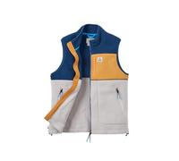 Passenger Women's Fairbanks Recycled Sherpa Gilet (UK, Alpha, XXL, Regular, Regular, Dark Denim/Vintage White)