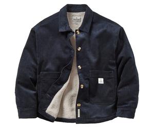 Passenger - Women's Flint Corduroy Overshirt 2.0 - Casual jacket size S, black/blue