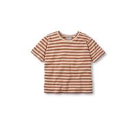 Passenger Women's Panorama Striped Short Sleeved T-Shirt (UK, Alpha, M, Regular, Regular, Glazed Ginger)
